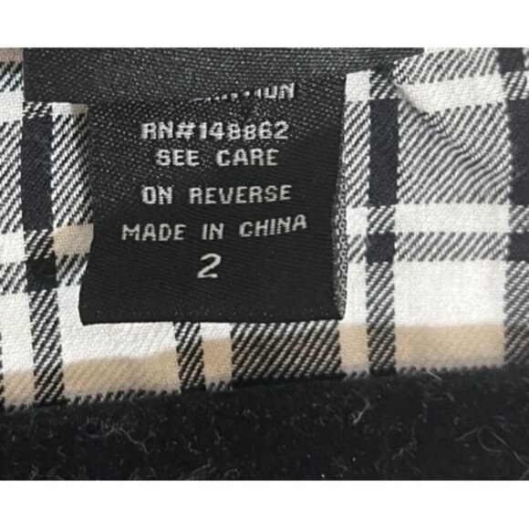 Torrid Top Women 18 Black Lace Up Plaid Preppy Classic Checks Neutral Festive - Picture 8 of 11